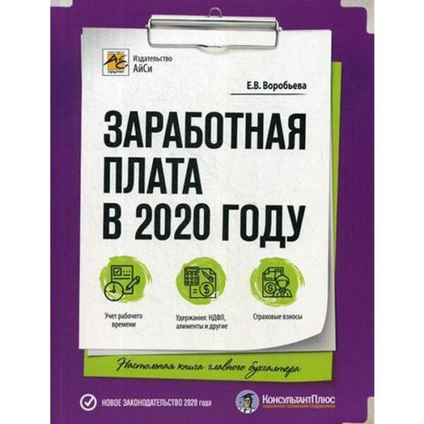 Заработная плата в 2020 году. 23-е издание, переработанное и дополненное. Воробьева Е. В.