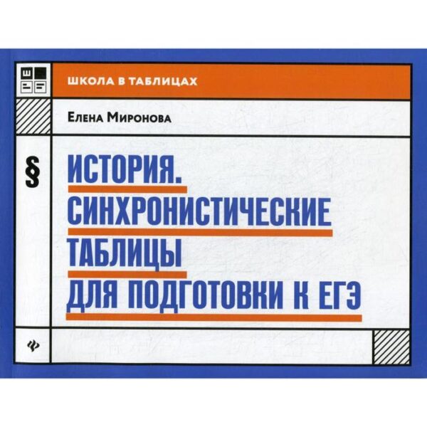 История: синхронистические таблицы для подготовки к ЕГЭ. Миронова Е.В.