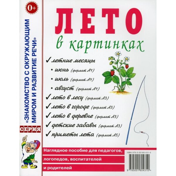 Лето в картинках. Наглядное пособие для педагогов, логопедов, воспитателей и родителей